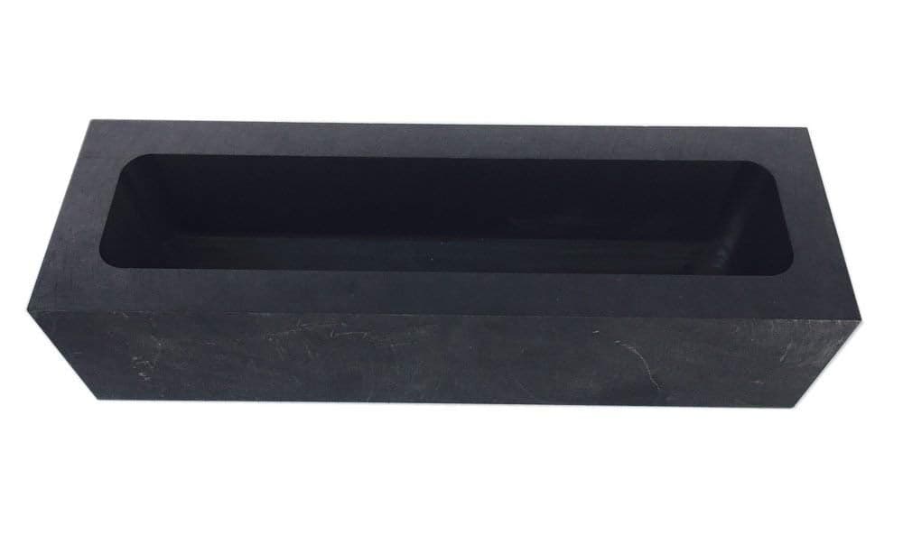 OTOOLWORLD Gold Silver Graphite Ingot Mold Mould Crucible for Melting Casting Refining 2kg