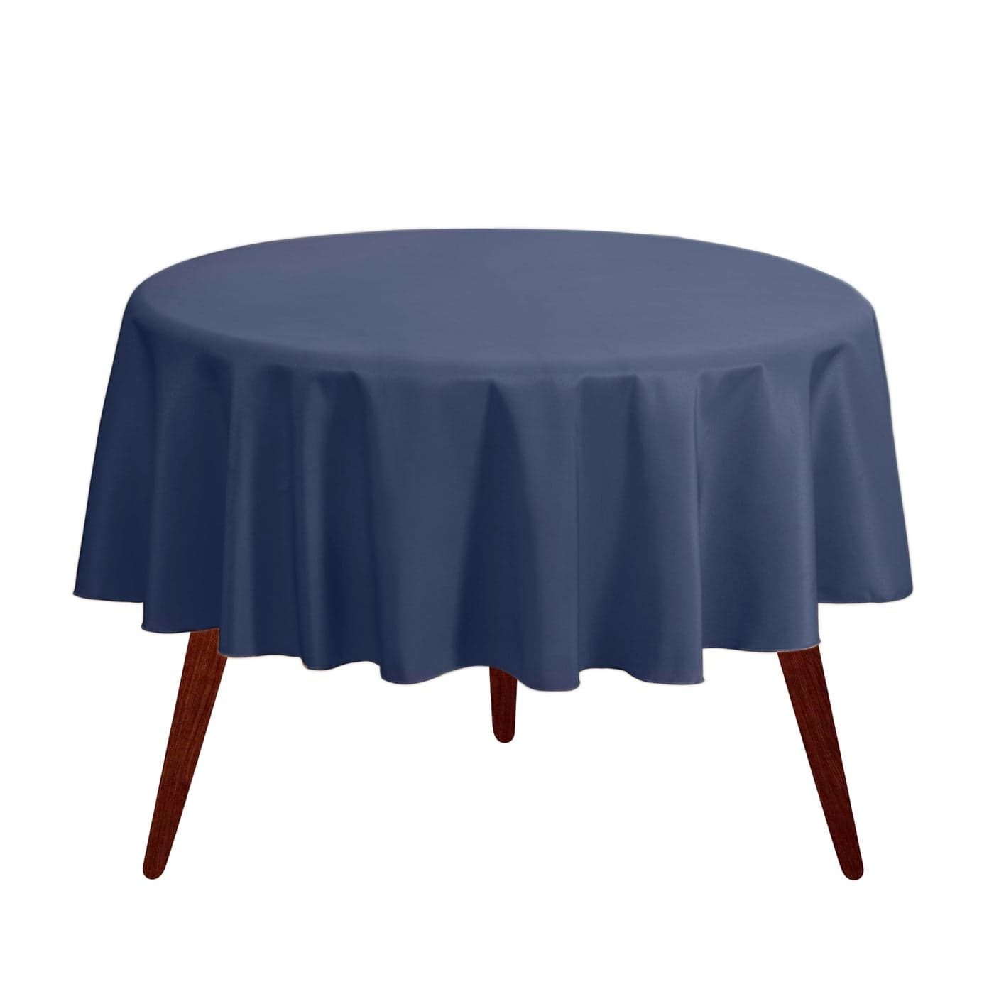 Gee Di Moda Round Tablecloth 120 Inch Navy Blue Round Table Cloth for 60 to 96 Inch Round Tables Heavy Duty Washable Fabric for Buffet Table Holiday Party Dinner Wedding Baby Shower