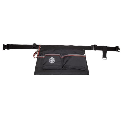 Klein Tools 5244 Tool Apron Tape Thong and Four Reinforced Pockets for Hand Tools Waist Size 32 to 53Inch