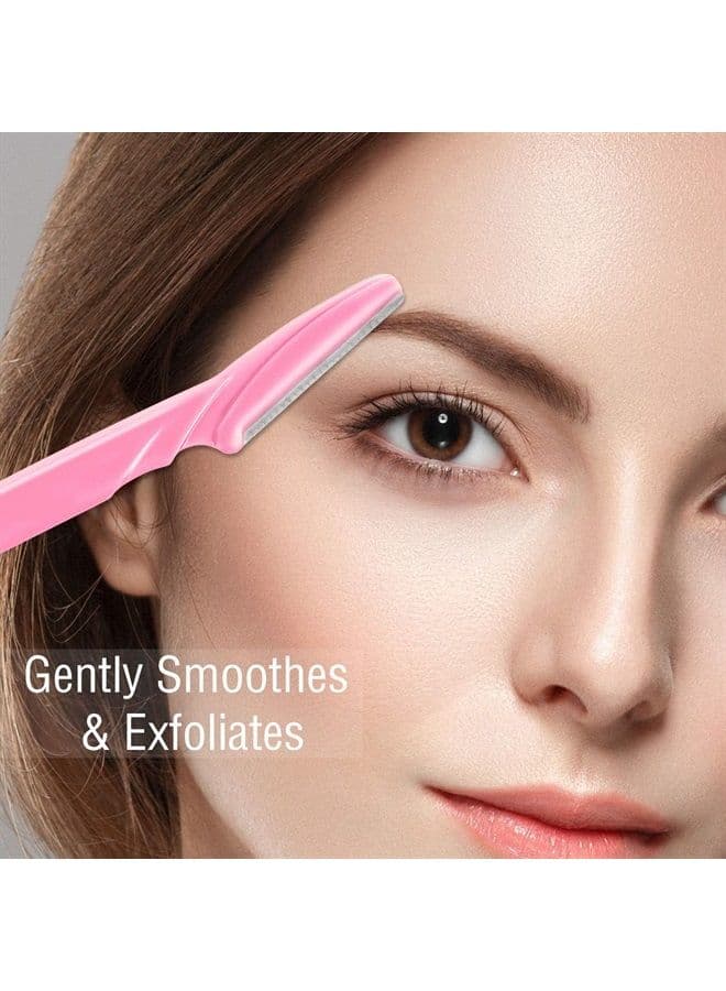 96 Pieces Eyebrow Razor Eyebrow Trimmer Shavers Dermaplaning Tool Face Razors for Women with Precision Cover
