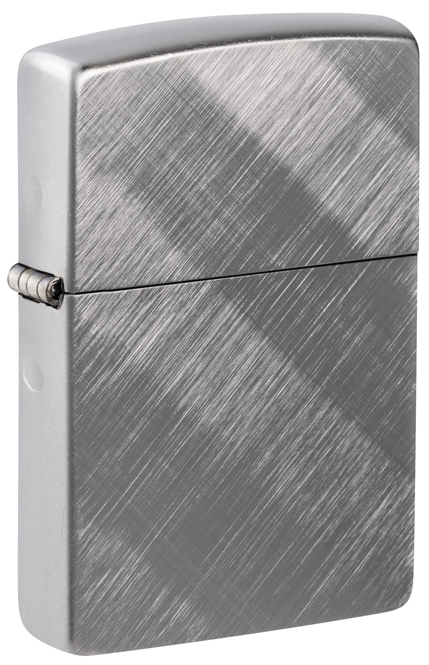 Zippo Classic Diagonal Weave Windproof Lighter – Textured Chrome Finish with Subtle Pattern, Refillable, (BIS Certified)