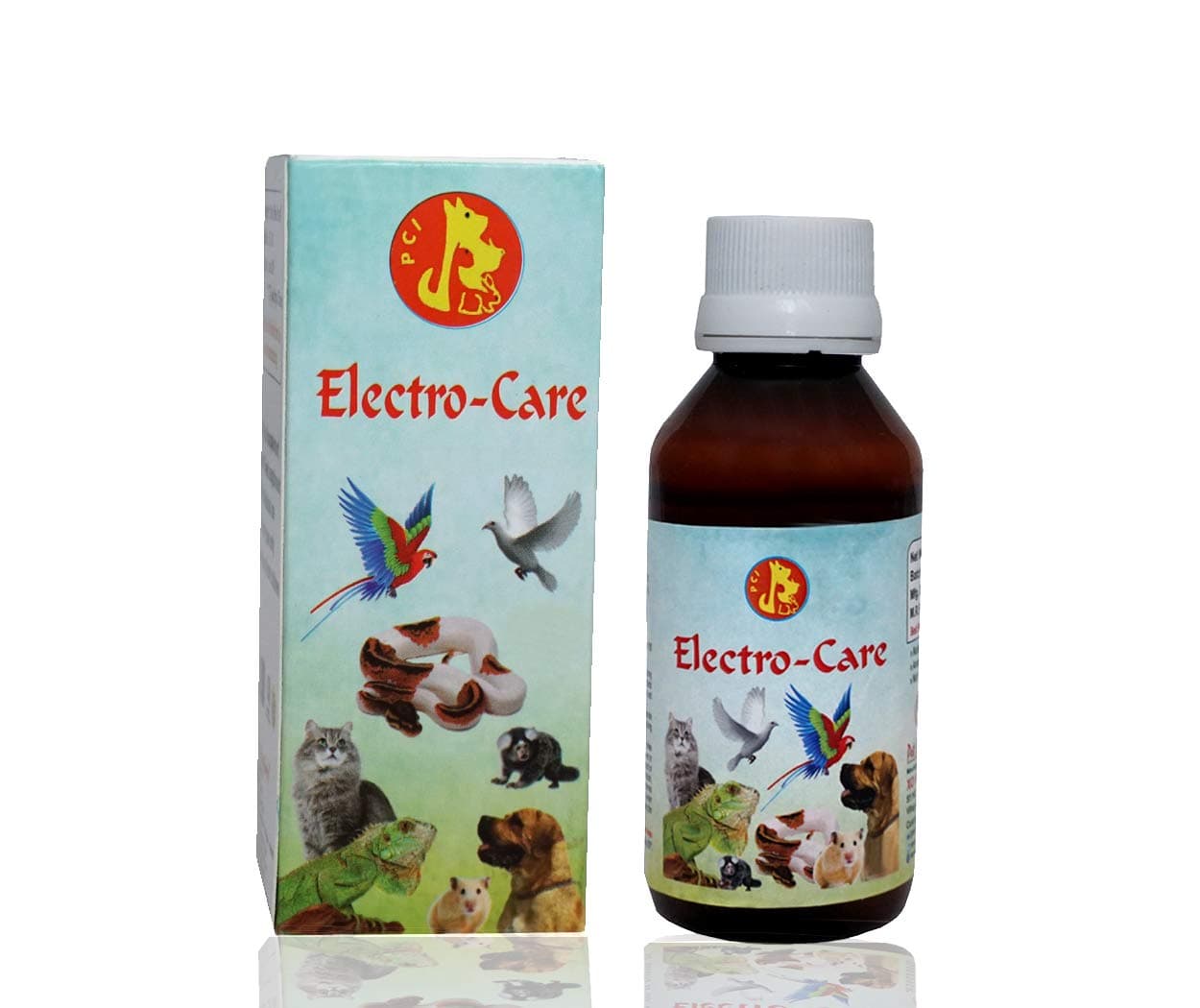 Pet Care International Electrocare for Heat Stress, Dehydration of Reptiles, Hamster, Marmoset, Iguana, Gecko, Dwarf, Gerbil (100 ml)
