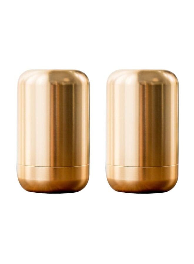 2 pcs Tea Canister, Travel Portable Sugar Tea Storage Jar, Food Storage Container, Airtight Empty Tins Kitchen Condiment Container,for Kitchen Sugar Coffee