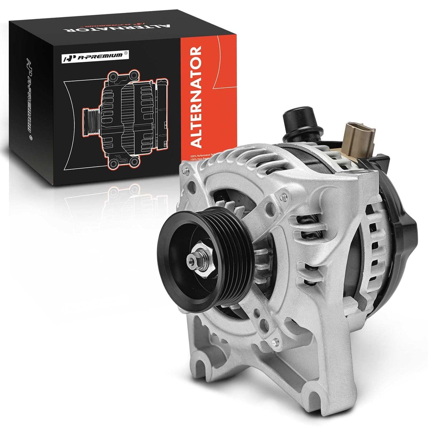 APremium Alternator Compatible with Ford E150E250 20092014 E350 Super DutyE450 Super Duty 20092017 Crown Victoria Lincoln Town Car Mercury Grand Marquis 12V 155A 6Groove Pulley CW