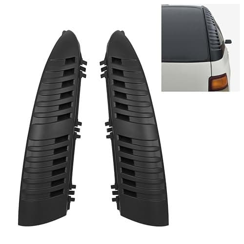 HECASA Outer Pillar Molding Compatible with 2000-2006 Chevy Chevrolet Suburban 1500 2500 Tahoe & GMC Yukon XL 1500 2500 Replacement for 15764012 15765114 Rear D-Pillar Molding Trim Applique Pair