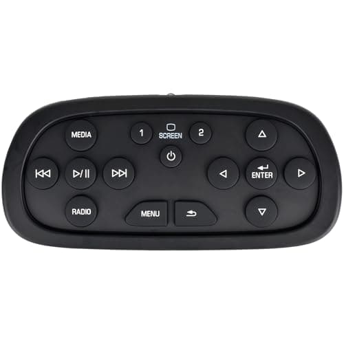XIMAKA 84012997 Rear Overhead Consoles DVD Entertainment Remote Control Replacement for 2014-2020 Chevy Silverado/Suburban/Tahoe, GMC Sierra/Yukon, Cadillac and Buick Replace# 23352035, 23432161