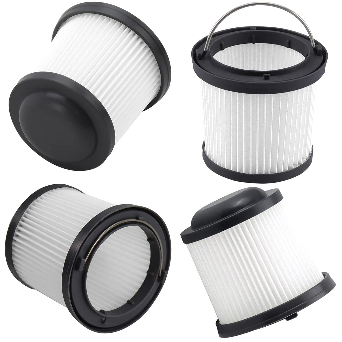 4 Pack PVF110 Replacement Filter for Black and Decker Handheld Pivot Vacuums PHV1810 PHV1210 PHV1410 BDH2000PL BDH2020FLFH BDH1620FLFH Part 90552433 Washable Hand Vac Filters