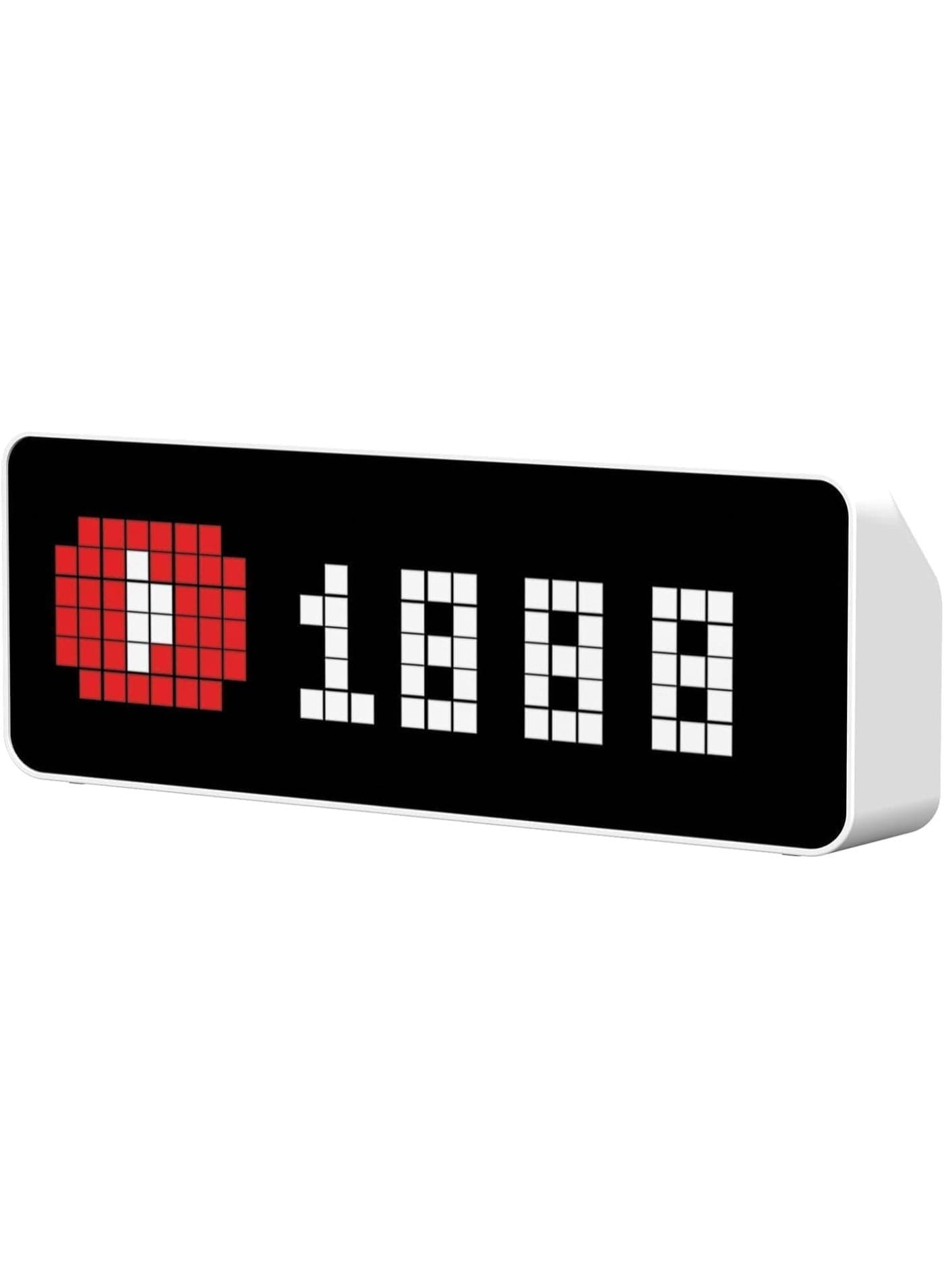 ULANZI TC001 Smart Pixel Clock, Gaming Setup Digital Alarm Clock with Weather - Awtrix Simulator - WiFi Connect, Social Media Counter, Retro Pixel Art Clock for Gaming Room,Bedside, Office Decor
