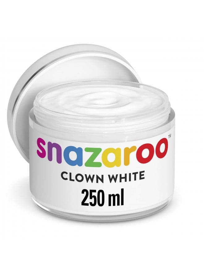 Snazaroo Face and Body Paint, Clown White, 250ml
