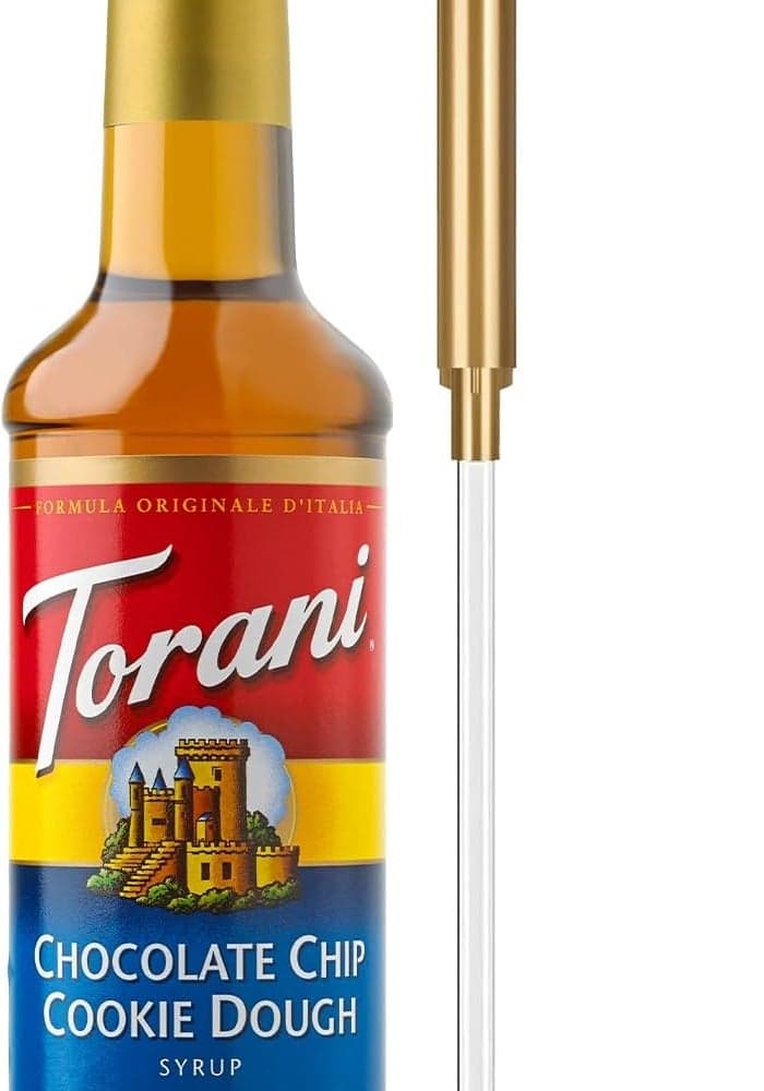 Torani Chocolate Chip Cookie Dough Coffee Syrup with Pump - 25.4 Fl Oz