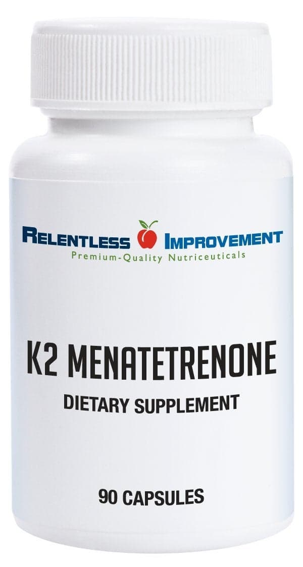 Relentless Improvement Vitamin K2 Mk4 Vegan NaturallyDerived 90 vegicapsules