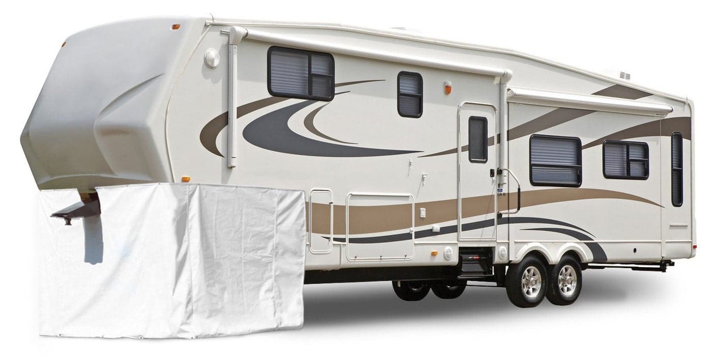 Adco 3502 Polar White 64 High x 266 Length 5TH Wheel Skirt