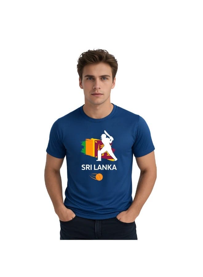 Sri Lanka Cricket Dry Fit T-Shirt For Men | Lightweight Half Sleeve Round Neck Jersey | Ideal For Sports, Training & Casual Wear — M