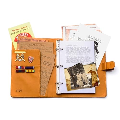 Conquest Journals Supernatural John Winchester Replica Journal Big Bundle Johns Journal with Monster Lore Pages Medals Ribbons Creepy Photos Biggersons Turducken Ad Mystery Spot Brochure and