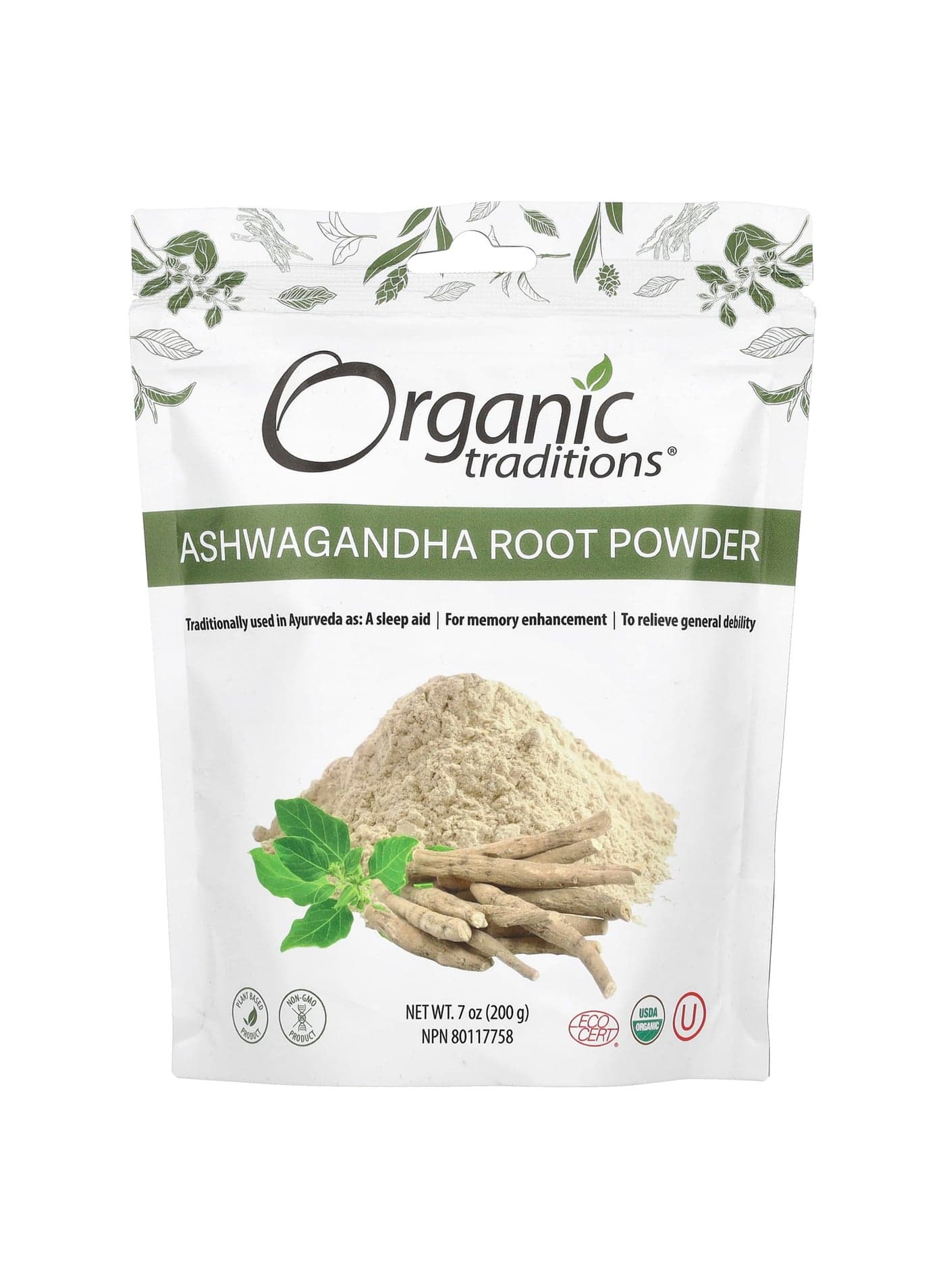 Ashwagandha Root Powder, 7 oz (200 g)