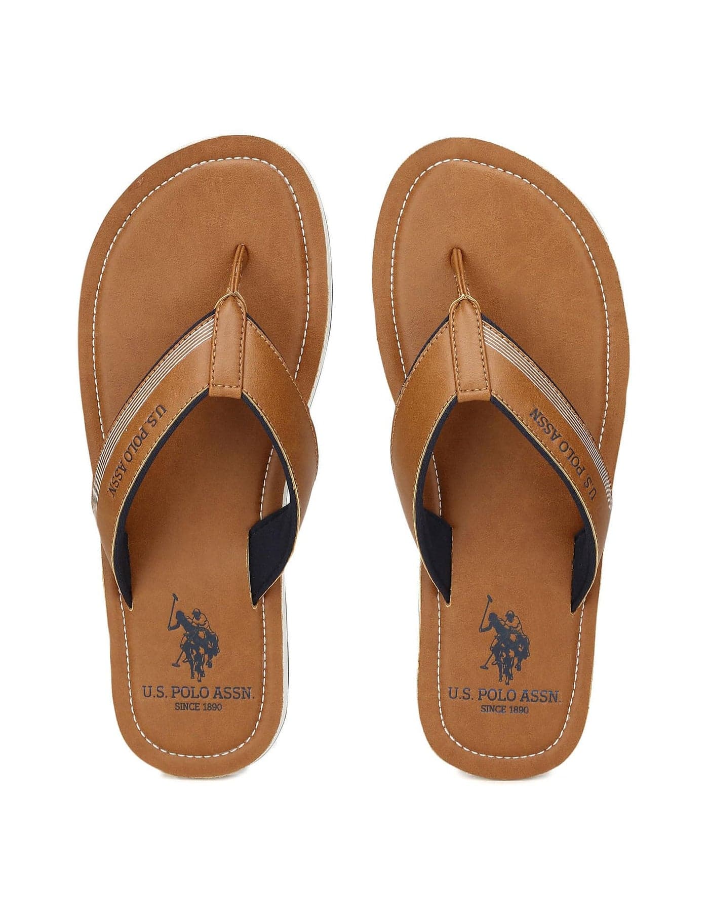 U.S. POLO ASSN. Mens Ovi 3.0 Slipper-(Uk7) (Us8) (2Fd24991K06),Brown