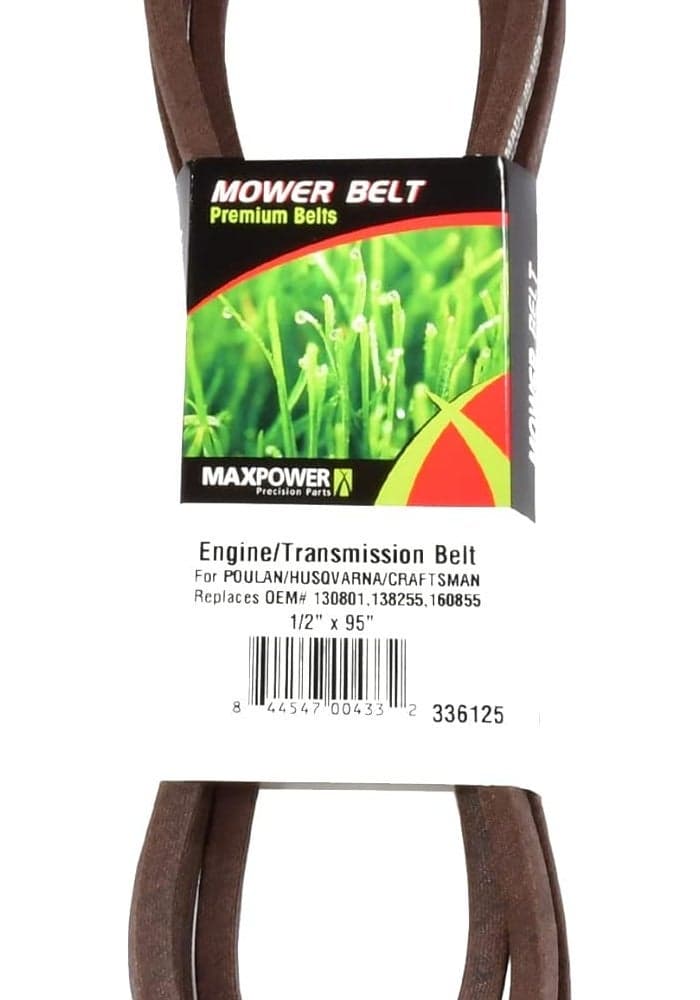 Maxpower 336125 Engine to Transmission Belt for Poulan/Husqvarna/Craftsman