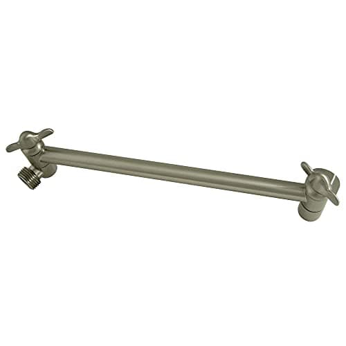 Kingston Brass K153A8 10-Inch Adjustable High-Low Shower Arm in Brushed Nickel