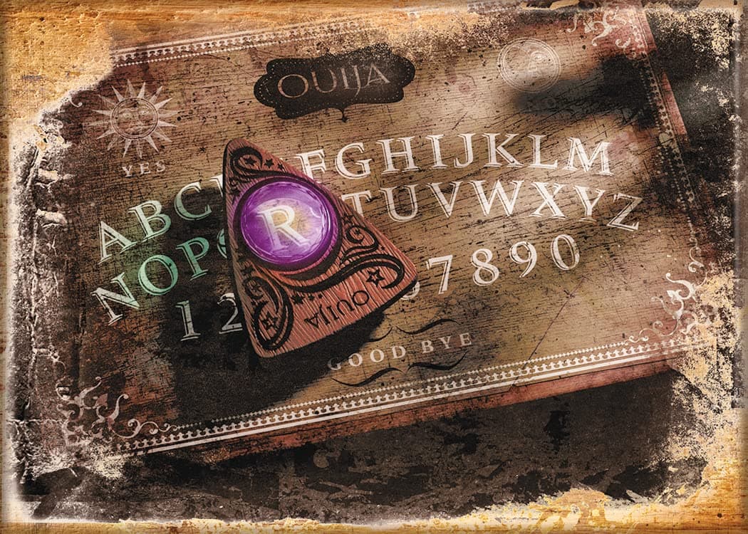 AtaBoy Ouija Game Box Cover 25 X 35 Magnet for refrigerators and lockers