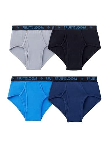 Fruit of the Loom mens Breathable Underwear Briefs, Brief - Cotton Mesh 4 Pack, Small US