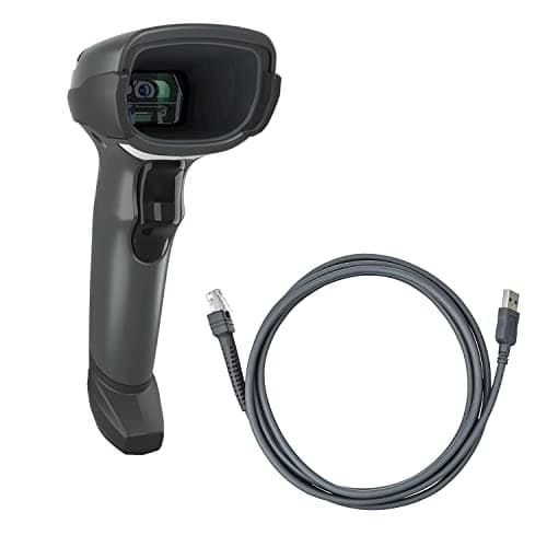 Zebra DS4608SR Standard Range 1D 2D Handheld Barcode Scanner QR Wired USB Imager Black Corded Screen Code Reader for POS System JTTANDS