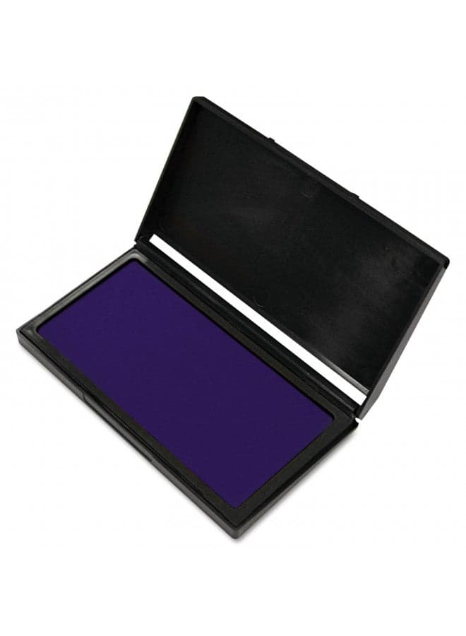 2000 PLUS Stamp Pad, Gel, Size #1, Blue Ink (030255) (2.75 x 4.25 inches)