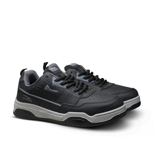 ASIAN Men VEGAS-01 Stylish Casual Mid Top Sneakers and Trendy Shoes with Laces | Perfect for Wearing to Outings, Multicolor, 9 UK