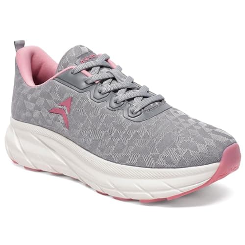 AVANT Women Libra Running Shoes (AVWSH029CL02UK4_Grey/Pink)