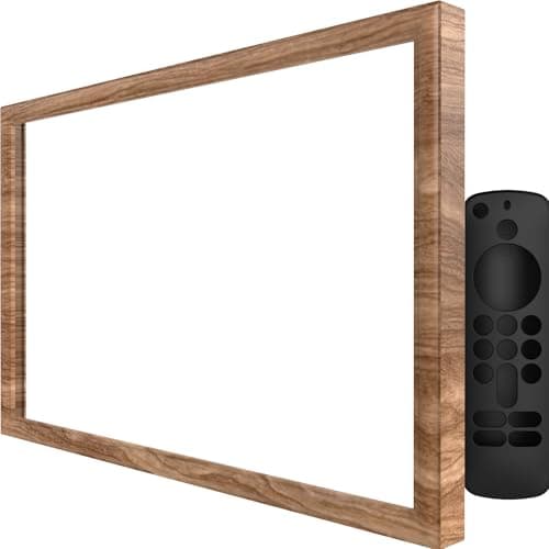 Decorative Frame for Echo Show 15, echo show 15 case cover,Light wood grain effect, protect your echo show (light wood grain)