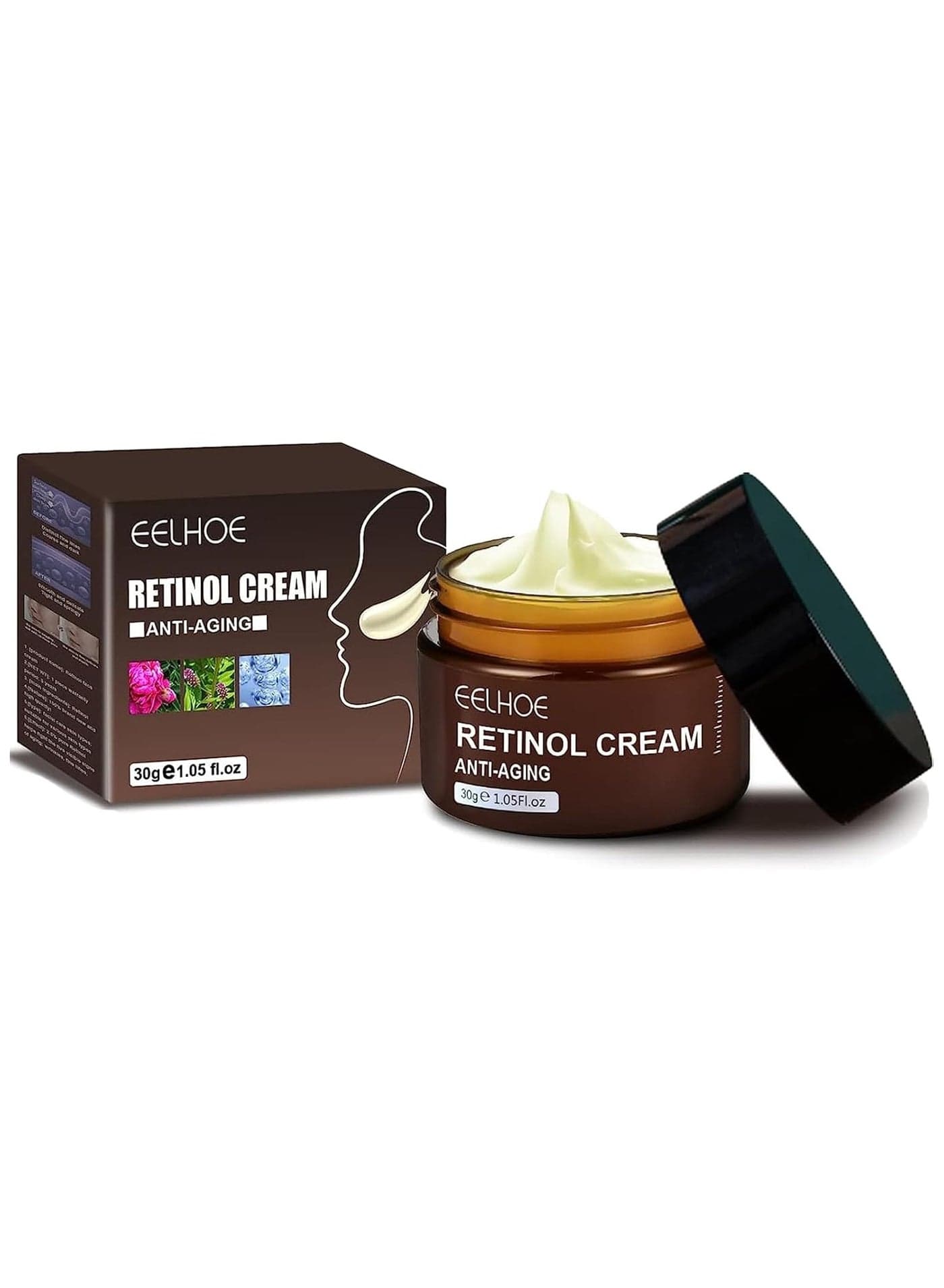 Retinol Face Cream Anti-Aging Remove Wrinkle Firming Lifting Whitening Brightening Moisturizing Facial Skin Care Cream