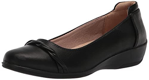 LifeStride Womens Impact Loafer Black 95 Wide US