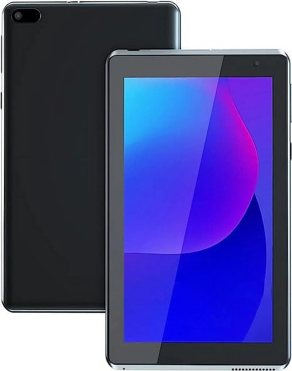 ATOZEE Android Tablet, 7 Inch Tablets, Quad-Core 1.5GHz Processor, 32GB Storage, 4GB RAM, Dual Camera,1024 x 600 IPS HD Display Screen,1024GB Expand, WiFi-6 BT Black 7" Tablet.