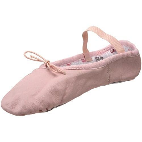 Bloch girls Bloch Girl's Bunnyhop Full Sole Leather Ballet Slipper/Shoe dance shoes, Pink, 12 Little Kid US
