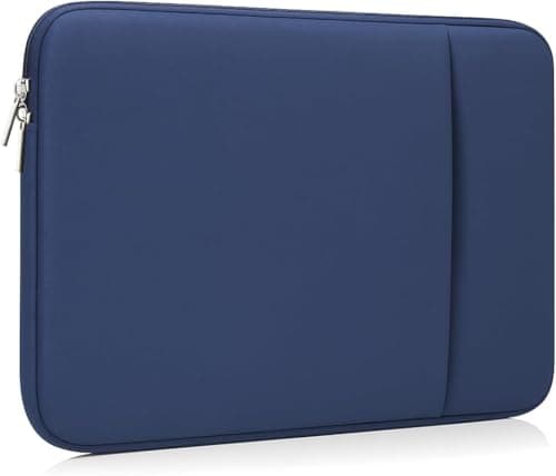 Laptop Sleeve for MacBook Neo/Air/Pro 13 inches A18/M5/M4/M3/M2/M1 Chip 2026-2020 A3404 A3449 A3240 A3113 A2681 A2337 A2338 with 2 Pockets Tablet Bag Case Accessories (Indigo)