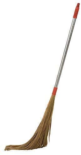 Ivaan Steel Handle Broomstick phool jhadu for Home Cleaning