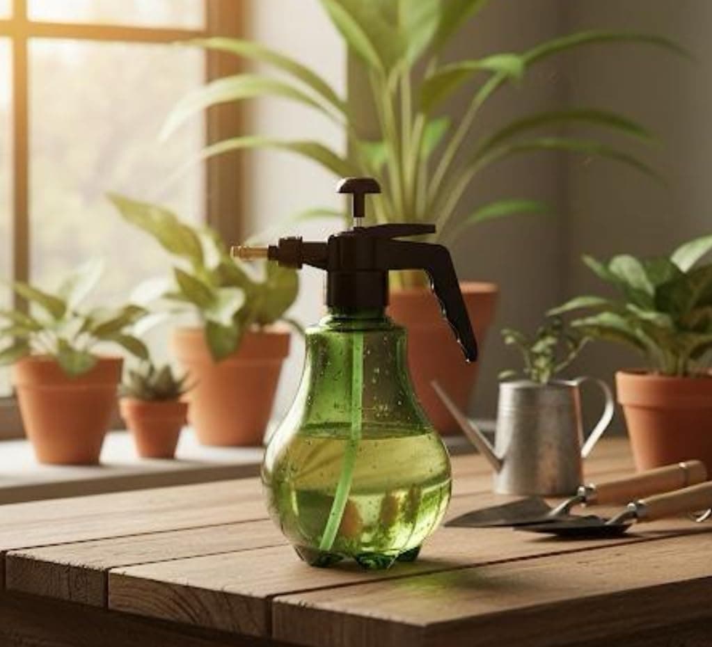 Homecloud Garden Water Sprayer Manual Spray Bottle Pump for Gardening Plants | Shower for Plants & Flowers | Spray Bottles for Lawn Herbicides, Pesticides, Fertilizers | Pack of 1 (Multicolour)