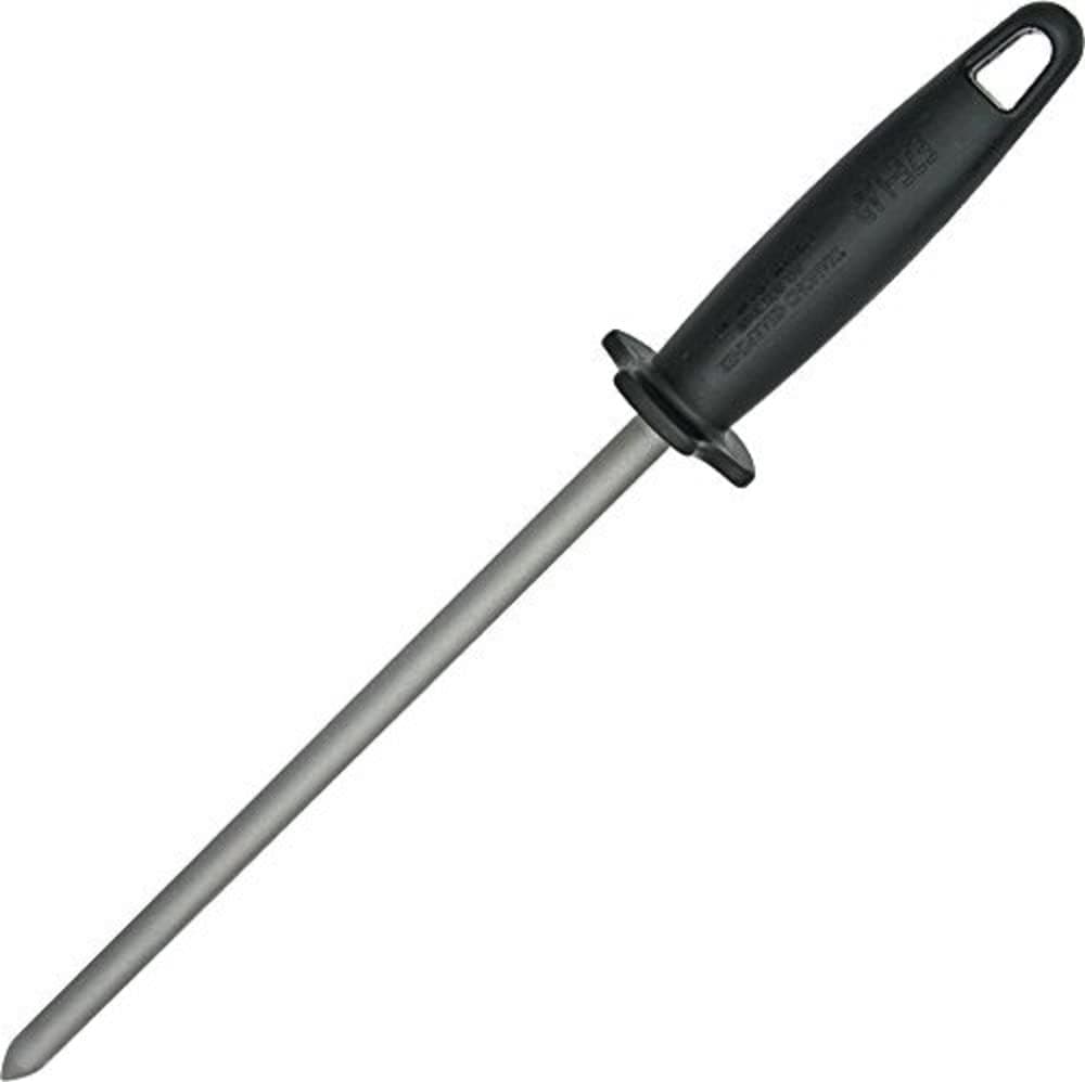 EZELAP P Round Diamond Sharpening Steel 10Inch