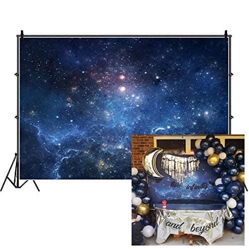 AOFOTO 6x4ft Fantastic Nebula Backdrop Aerospace Starry Sky Photography Background Universe Galaxy Cosmos Outer Space Milky Way Science Fiction Photo Studio Props Vinyl Wallpaper Child Kid Portrait