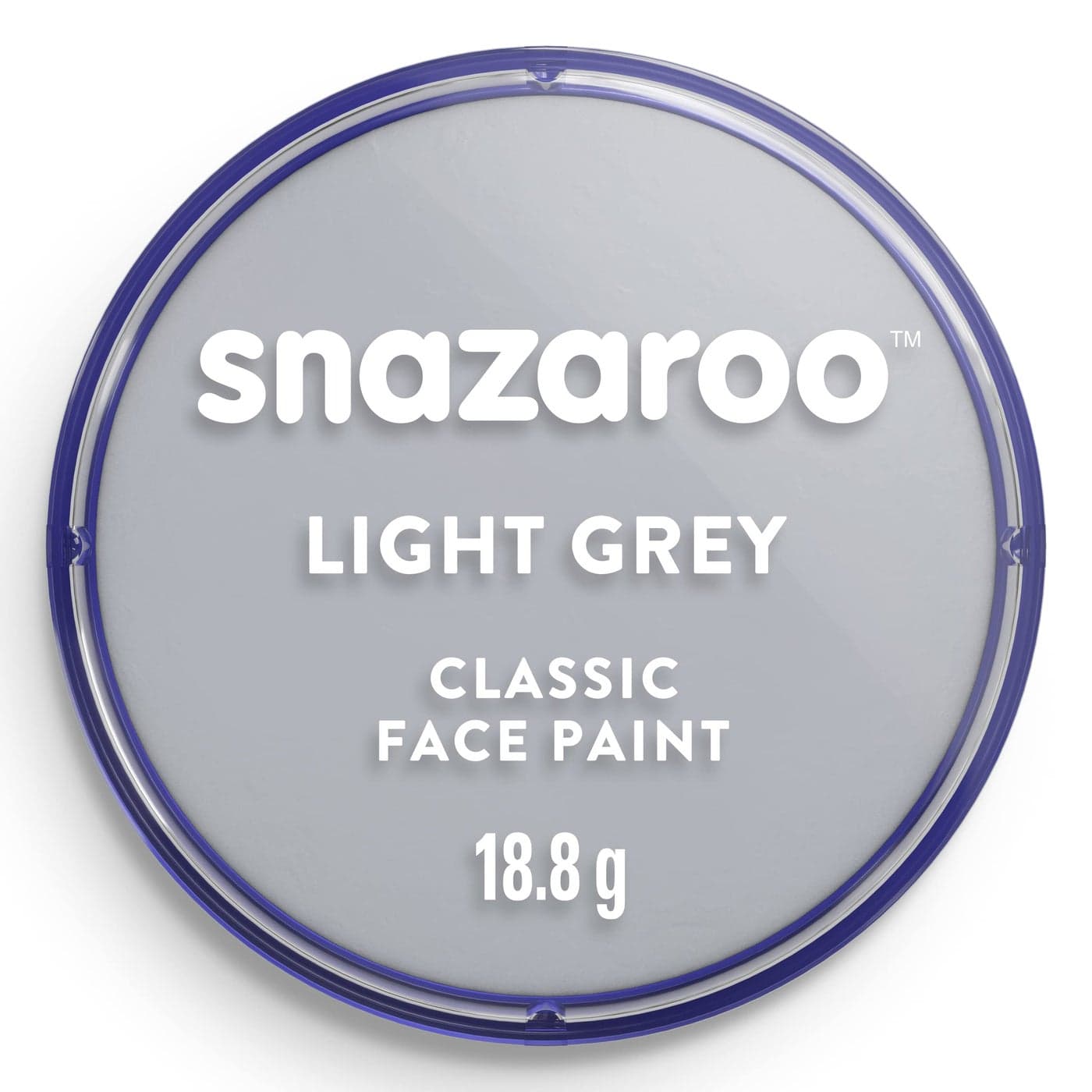 Snazaroo Classic Face and Body Paint 188g 066oz Pot Light Grey