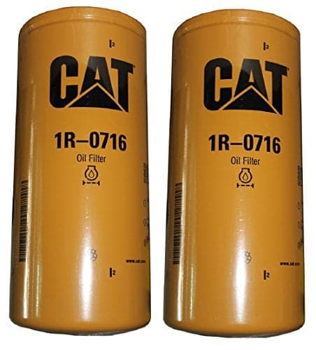 Caterpillar 1R0716 1R0716 Engine Oil Filter Advanced High Efficiency Multipack Pack of 2