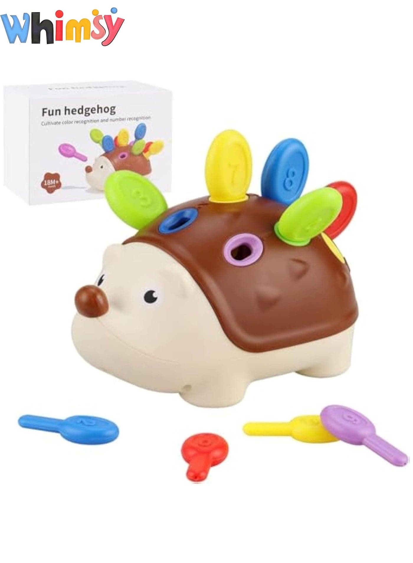 Toddlers Montessori Toys Educational Hedgehog Toys for 1 Year Old, Baby Preschooler Fine Motor Skills Learning Toys, kids Games Counting and Sorting, Gifts for 18 Month Age 2 3 4 Year Old Toddlers Boys Girls