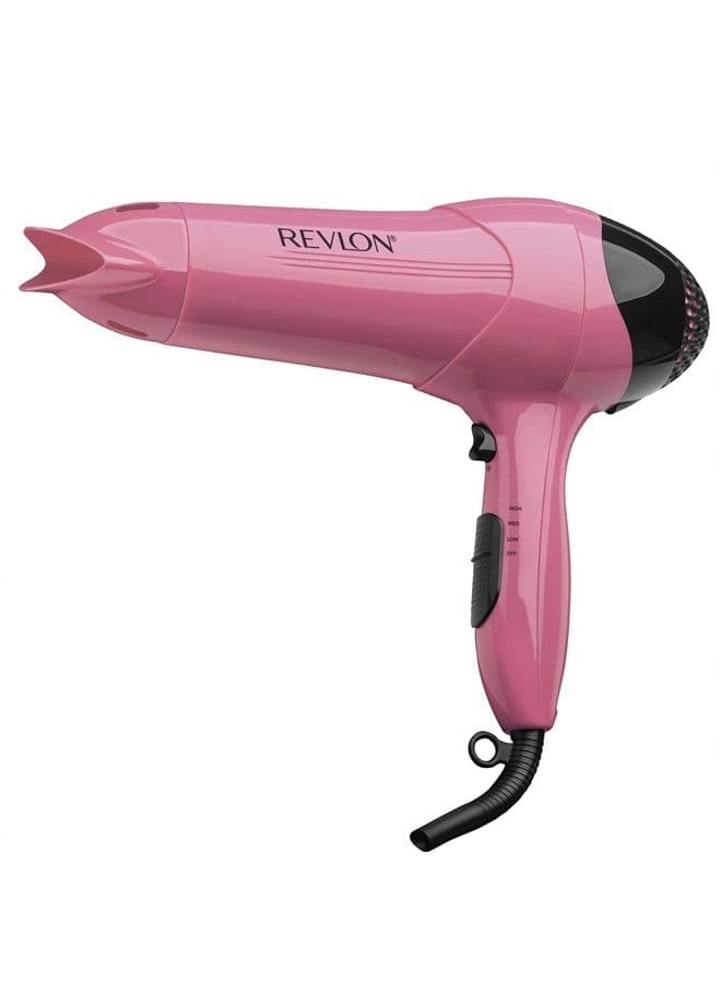 Revlon 1875W Lightweight Hair Dryer | For Easy Smooth Styling (Pink)