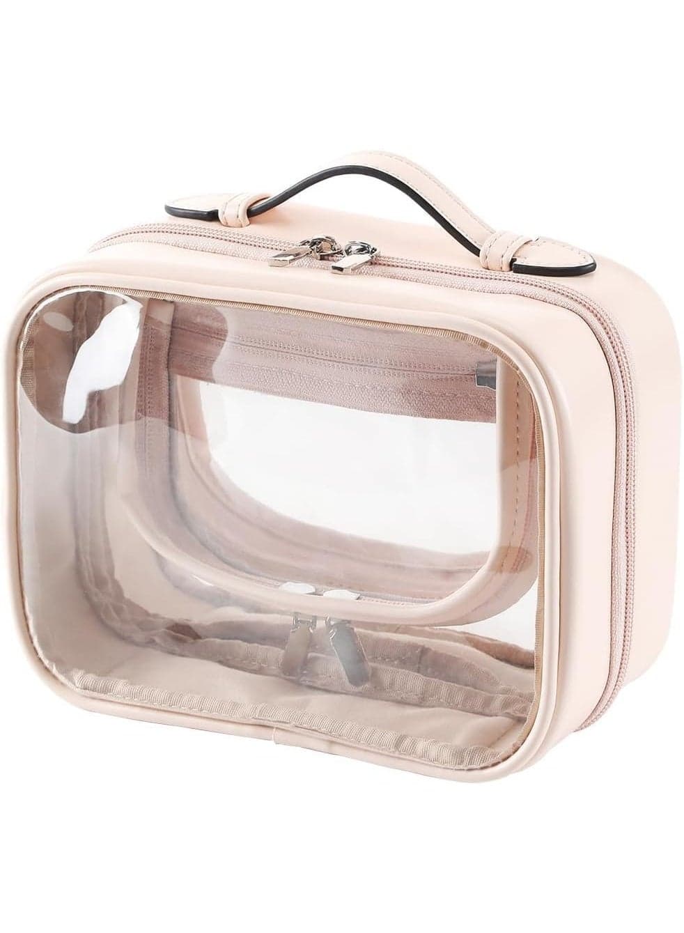 Toiletry Bag, Clear Travel Bag for Liquids Toiletries, Makeup Cosmetic Bag Organizer, Leak Proof and Easy Cleaning, No Chemical Smell, Carry on Travel Accessories Essentials