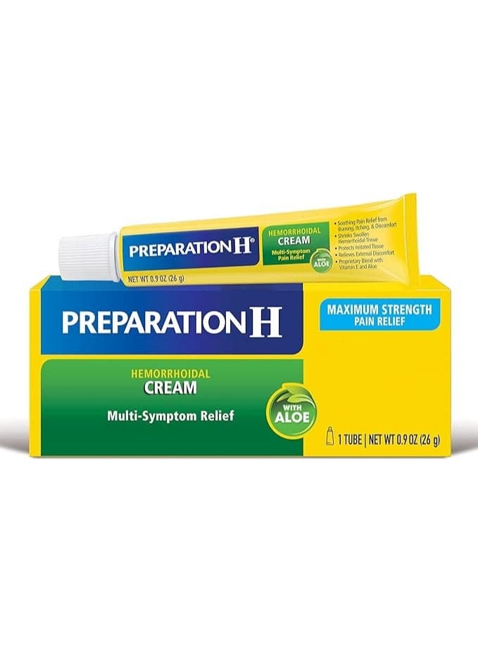 Preparation H Hemorrhoid Symptom Treatment Cream (0.9oz Tube)