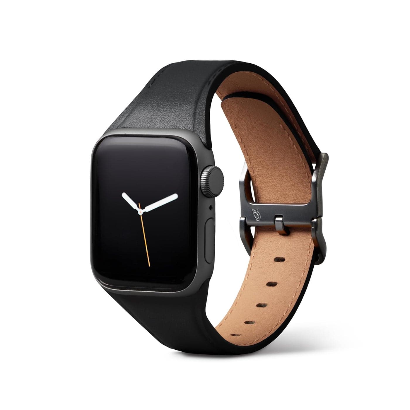 Bellroy Classic Watch Strap Band Compatible with Apple Watch Adjustable for Work or Casual wear Black