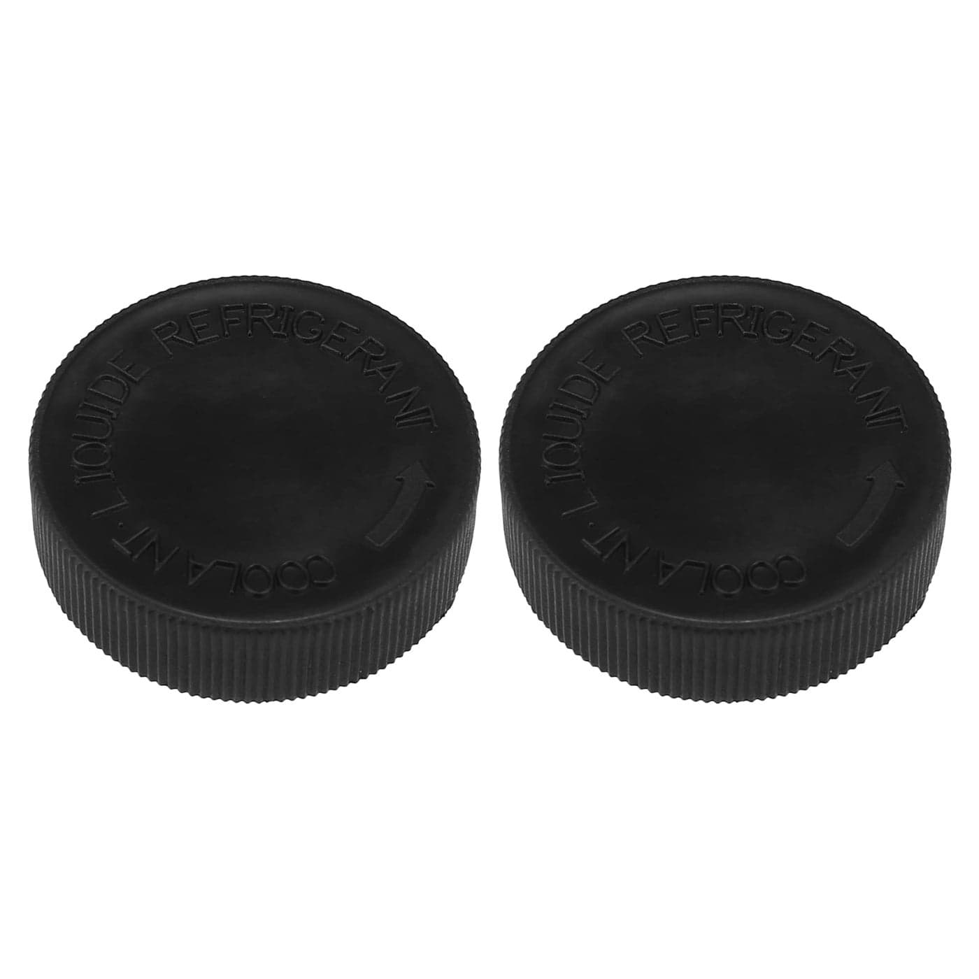 ACROPIX Radiator Coolant Reservoir Overflow Tank Cap for Infiniti Q45 Q50 Pack of 2 Black