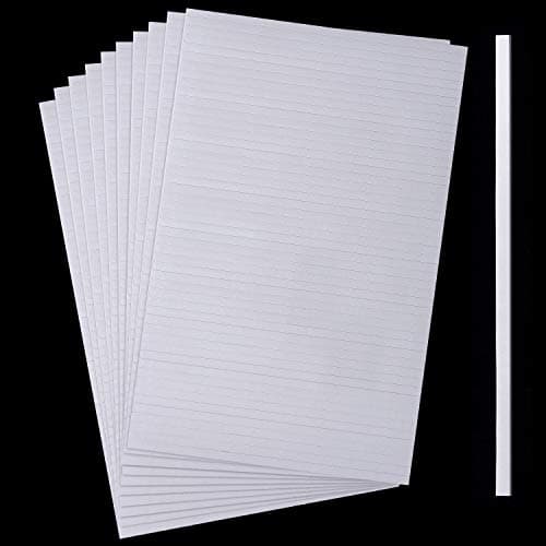 Outus 20 Sheets Foam Strips 1000 Pcs Double Sided Adhesive Foam Tape 3D Craft Tape for DIY Handmade Mini Stickers for Art Crafts Scrapbooking Card Making Office Supplies, 5.91 x 0.12 Inches