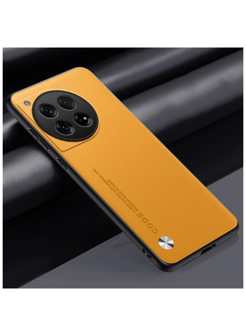 Compatible with OnePlus 12 5G Case, Soft TPU Artificial Leather case, Ultra-Light Camera Protection Leather Cover Case for OnePlus 12 5G