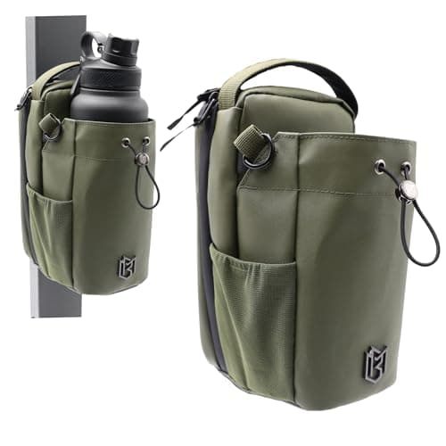 Magnetic Bottle Bag Sling Bag for Men and Women | Gym Bag for Gym, Travel, Work, and Sports | Keep Your Items off the Dirty Gym Floor With Magnetic Attachment (Green)