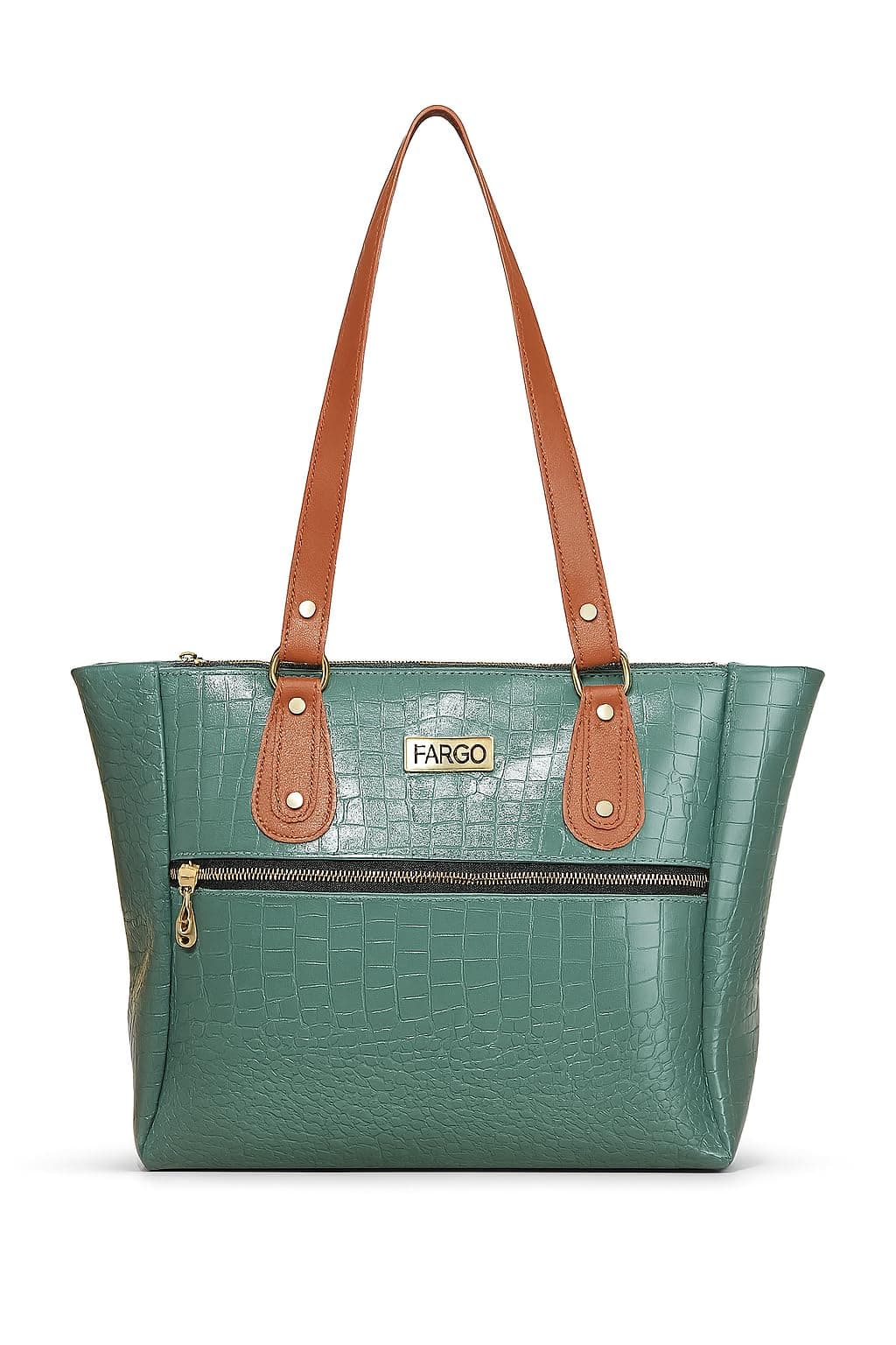 Fargo PU Women's Stylish Handbag (Green)